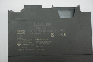 Siemens 6ES7 315-2AG10-0AB0 SIMATIC S7-300 CPU 315-2AG10