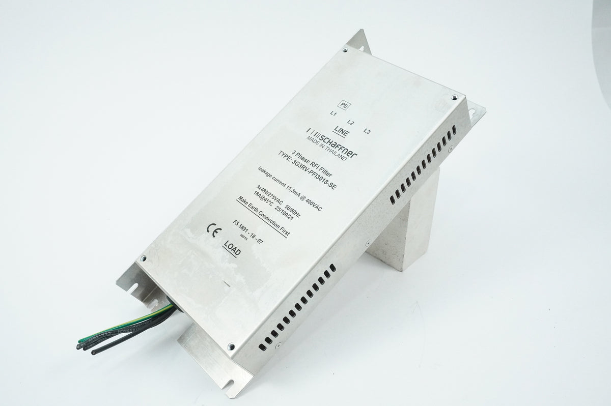 Schaffner 3G3RV-PFI3018-SE 3 Phase RFI Filter 3G3RV-PFI3018-SE