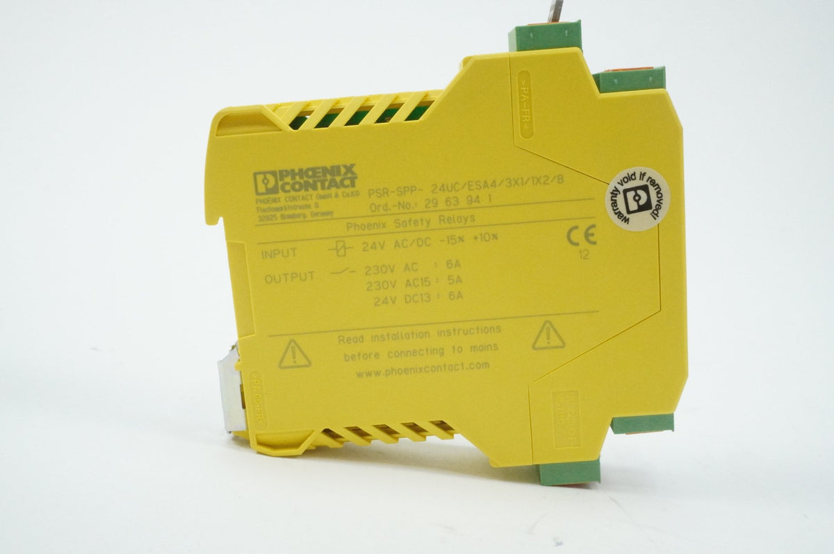 Phoenix Contact 2963941 PSR-SPP- 24UC/ESA4/3X1/1X2/B Safety Relay