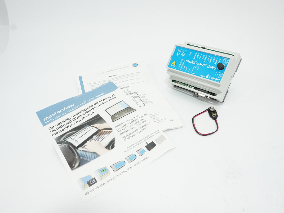 Profort Engineering 007930 multiGuard DIN6 Control and Monitoring Unit