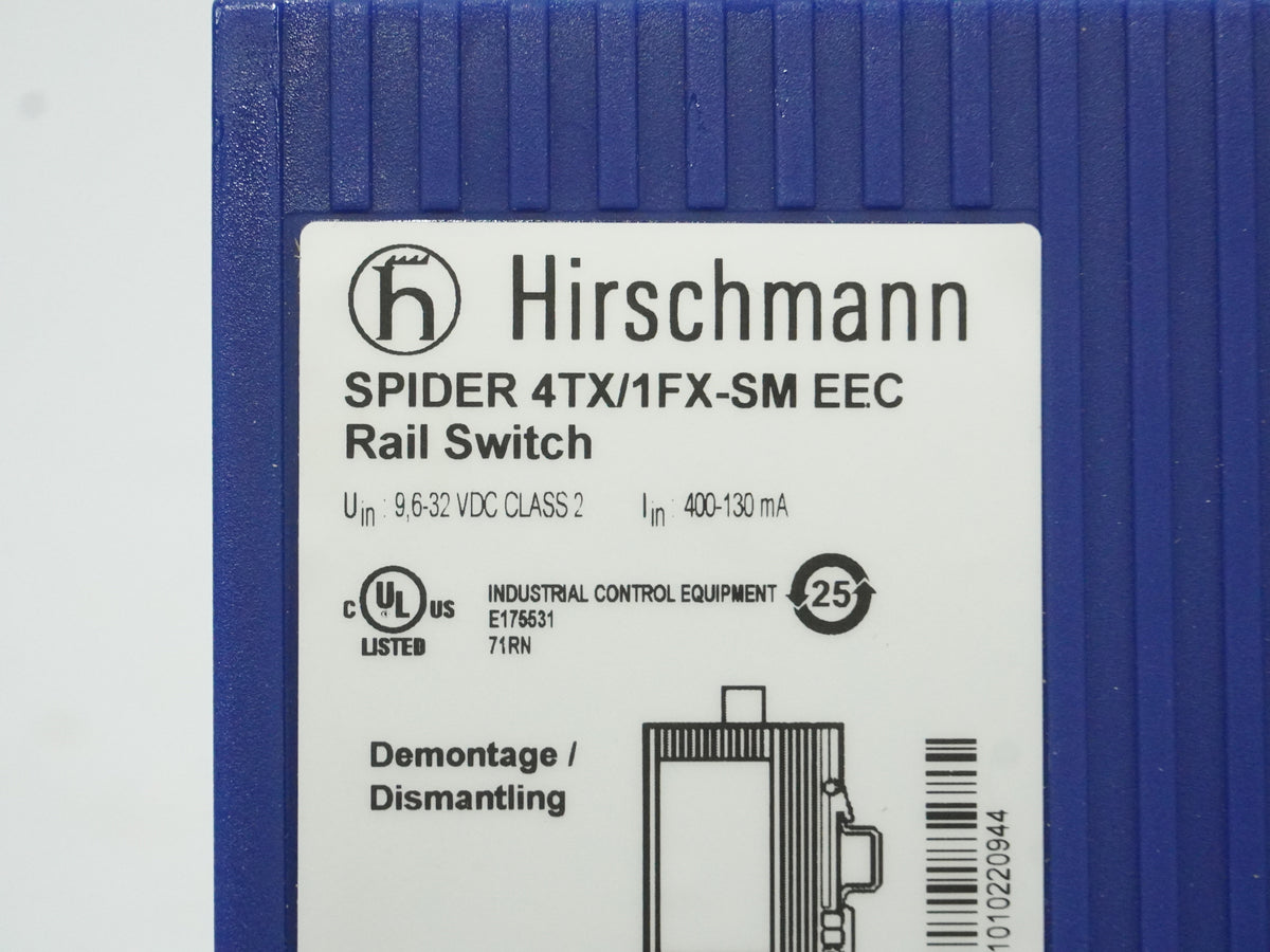 Hirschmann 943 880-001 SPIDER 4TX/1FX-SM EEC