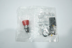 Ab 800FM-MP44MX02S Push/Pull Red Mushroom Head Operator Ser. B 40mm