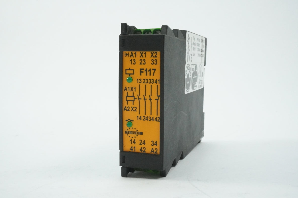 Tesch 07400015 F117x01 Time Relay / Coupling Relay