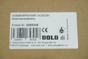 Dold UG6929.60PS/100/61 UG6929 AC/DC24V Extension Module