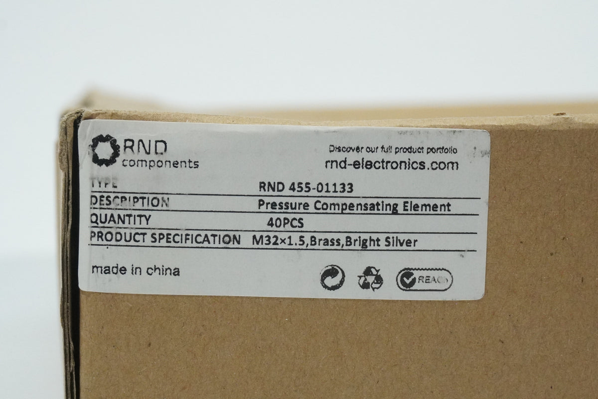 RND 455-01133 Pressure Compensating Element M32 Batch of 17 pcs.