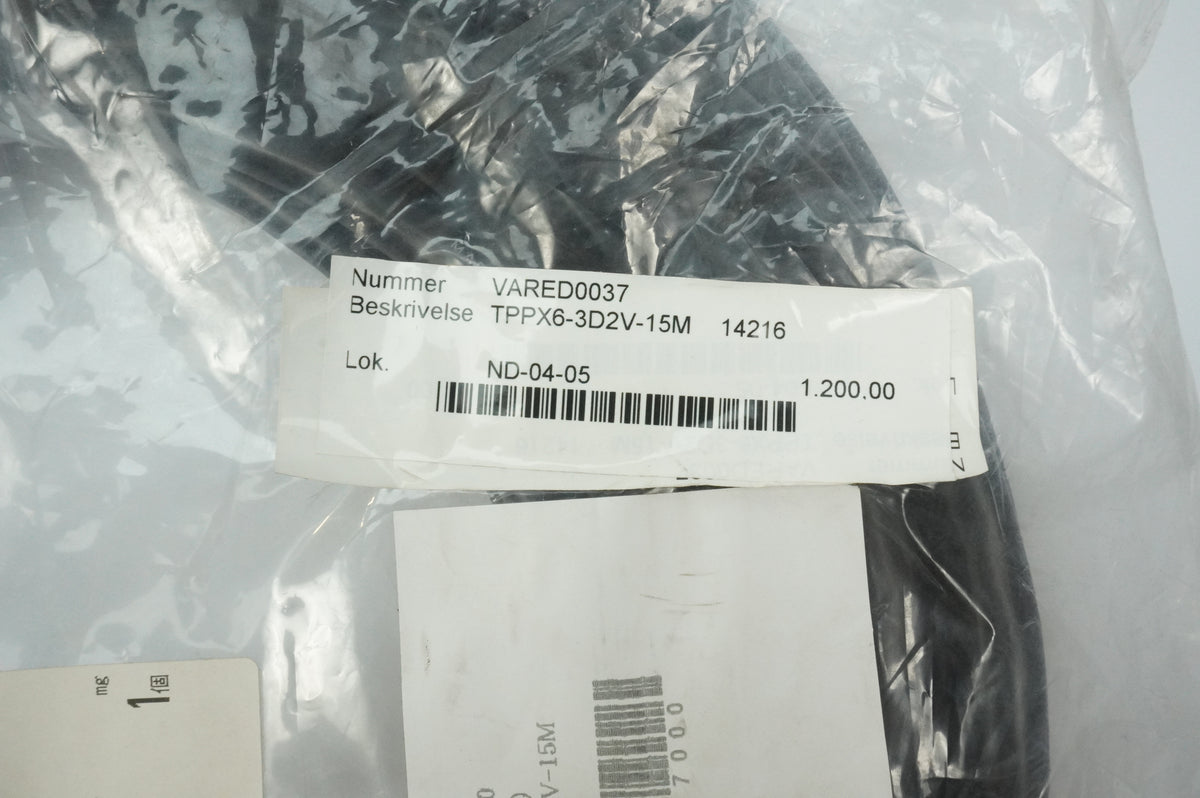TPPX6-3D2V-15M Cable Assembly TPPX6-3D2V-15M
