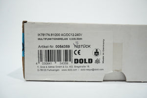 Dold IK7817N.81/200 AC/DC12-240V Multifunction Relay Batch of 5pcs.