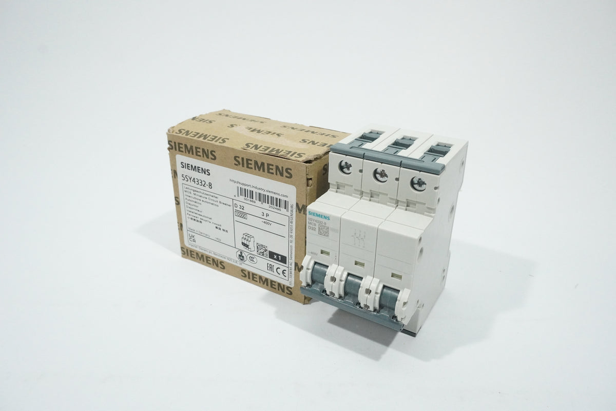 Siemens 5SY4332-8 MCB Miniature Circuit Breaker D32 3P
