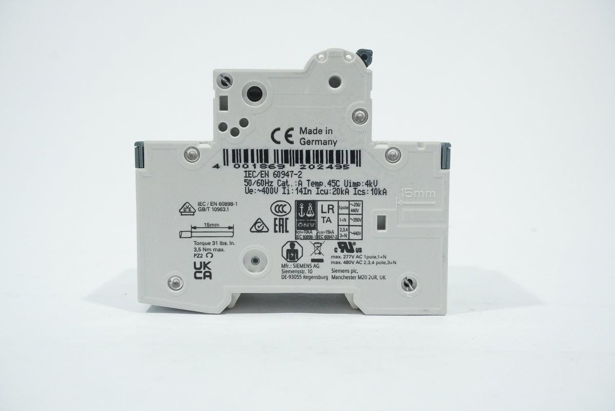 Siemens 5SY4332-8 MCB Miniature Circuit Breaker D32 3P