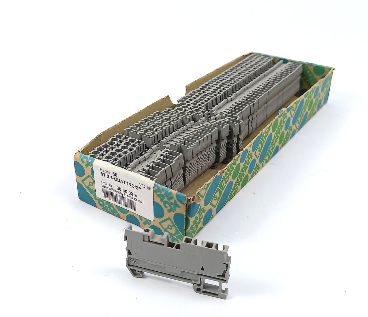 Phoenix Contact 3042117 ST 2,5-TWIN/1P Feed-through Terminal Block x49 pcs