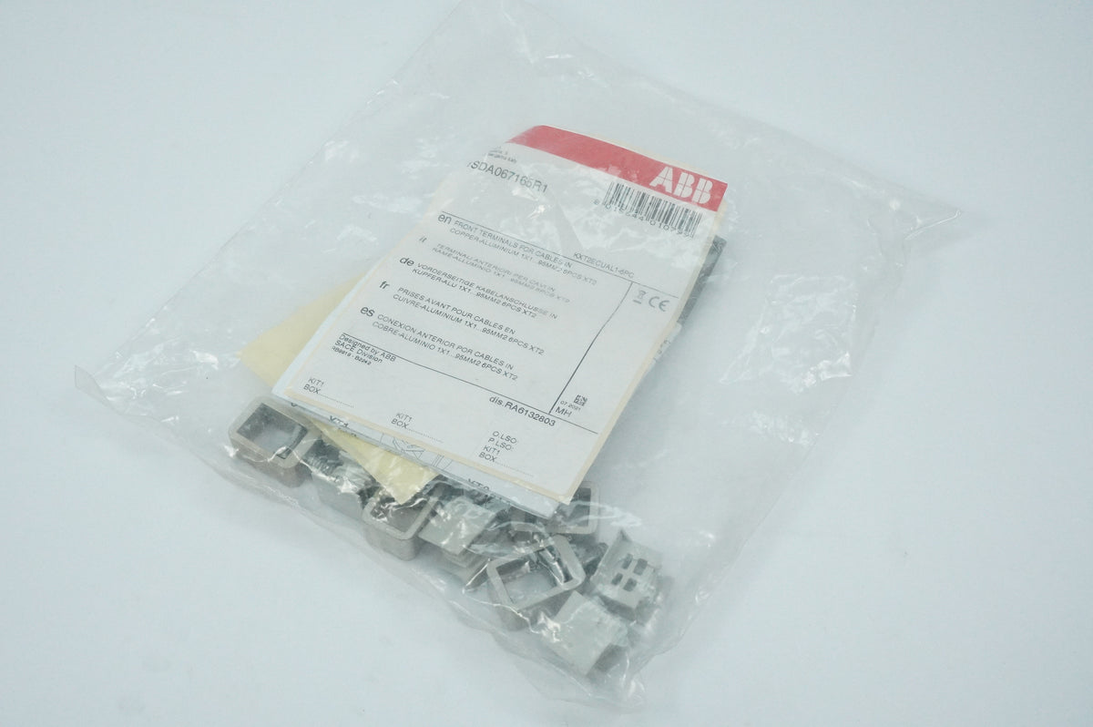 Abb 1SDA067165R1 KXT2ECUAL1-6PC Front Terminals for Cables Batch of 5 pcs.