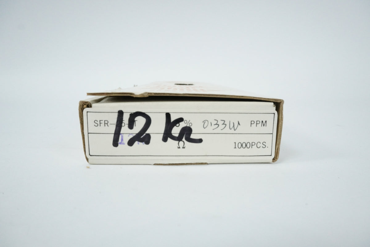 Yageo SFR-25-T 12kΩ 5% 0.33W Film Resistor Batch of 1000 pcs.