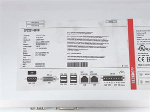Beckhoff CP2221-0010 Multi-touch Built-in Panel PC