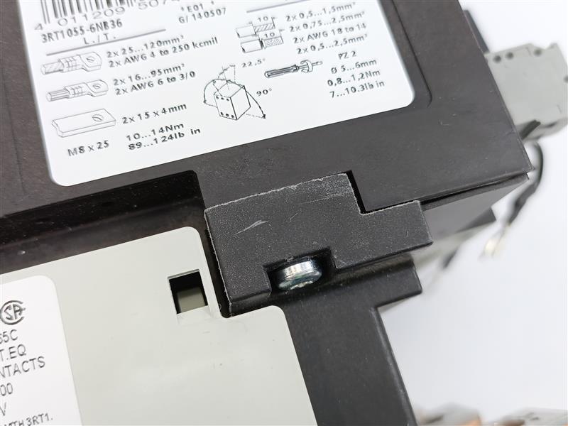 Siemens 3RT1055-6NB36 Contactor