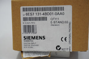 Siemens 6ES7131-4BD01-0AA0 SIMATIC DP Digital Input Module for the ET 200S 5pcs