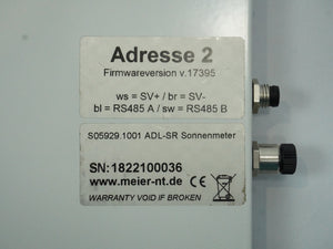 Meier-NT S05929.1001 ADL-SR Solar Irradiance Meter