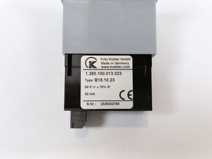 Kübler 1.260.100.013.023 B18.10.23 8-digit Electromechanical Pulse Counter
