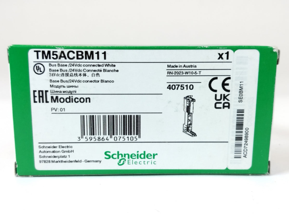 Schneider Electric TM5ACBM11 Bus Base Modicon TM5, 24V DC