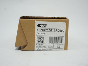 TE Connectivity 1SNK705011R0000 ZK2.5-3P Wire Ferrule End Sleeve Batch 35pcs.