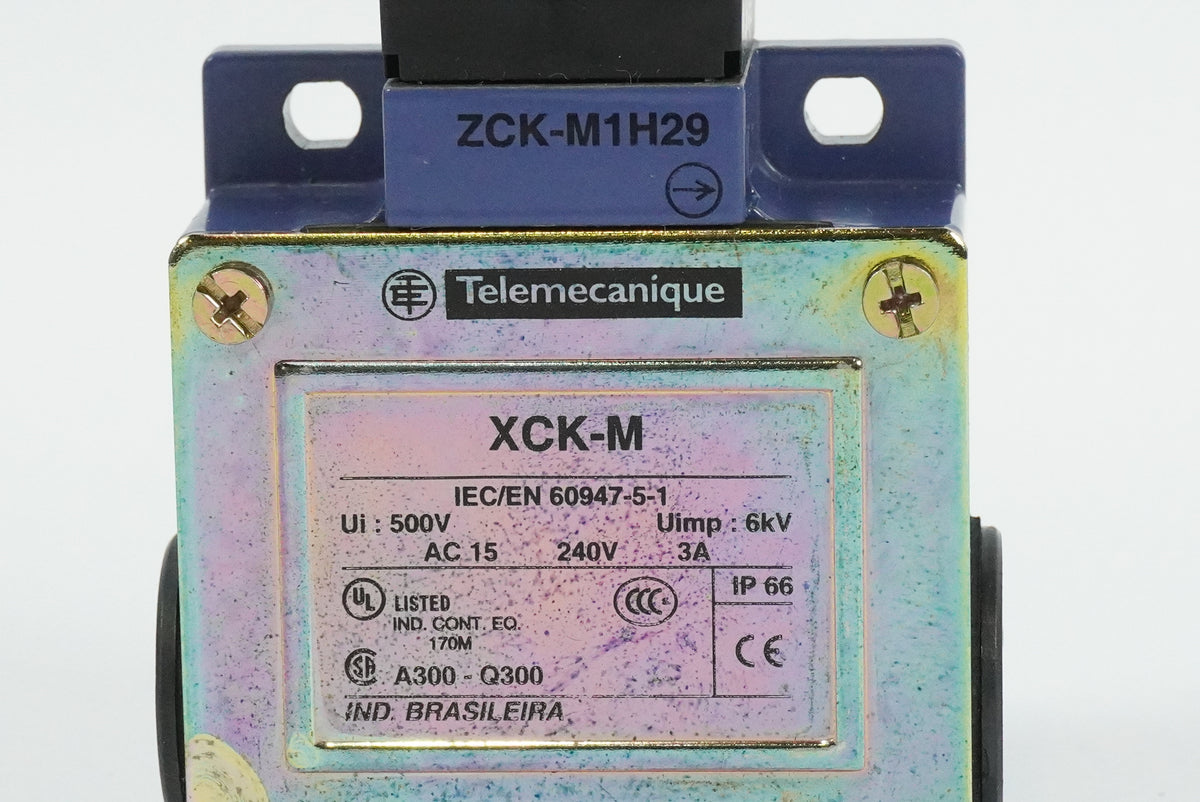 Telemecanique XCK-M Limit Switch With ZCK-M1H29 Head