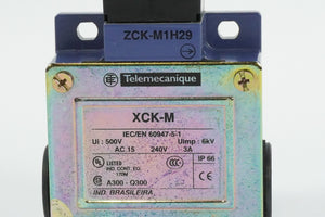 Telemecanique XCK-M Limit Switch With ZCK-M1H29 Head