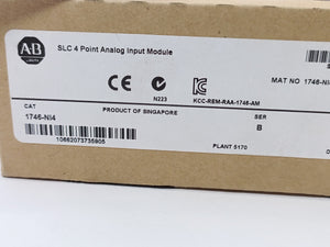 Ab 1746-NI4 Ser. B Analog Input Module.