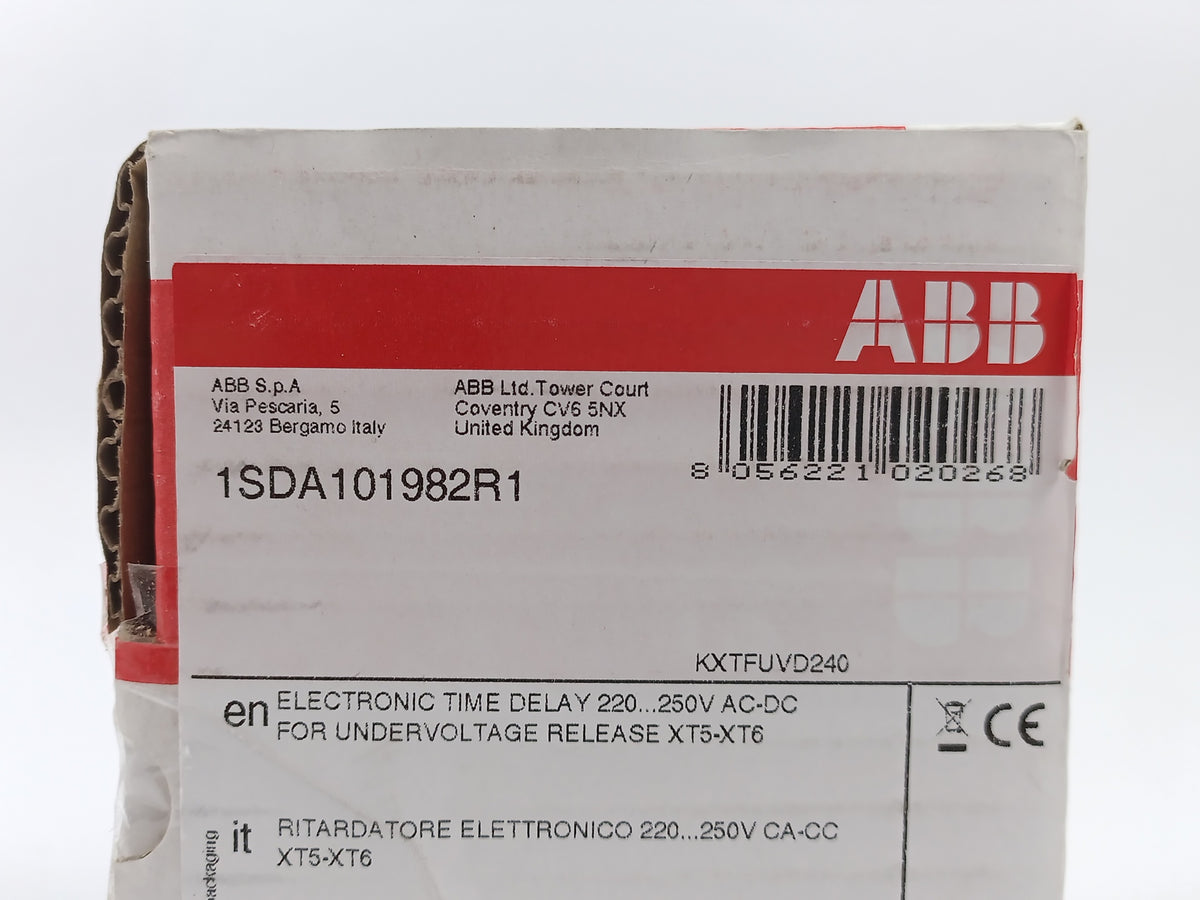 Abb 1SDA101982R1 Electronic Time Delay 220...250V AC-DC, Sace UVD