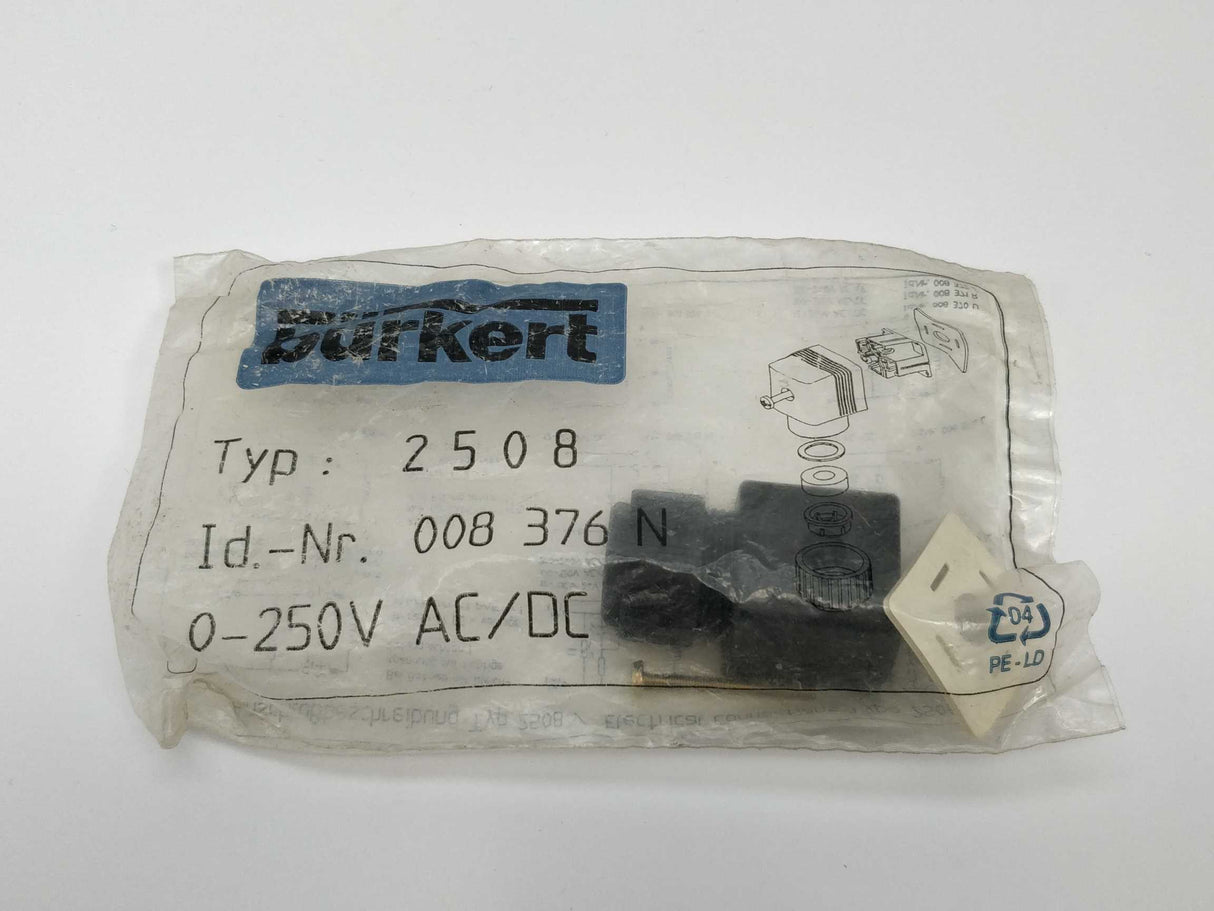 Burkert 008 376 N Typ: 2508 Electrical Connections 2 Pcs