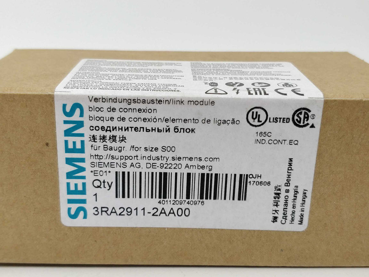 Siemens 3RA2911-2AA00 Link module