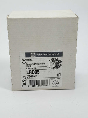 TELEMECANIQUE LRD05 TeSys 034675 Relay 0.63-1A