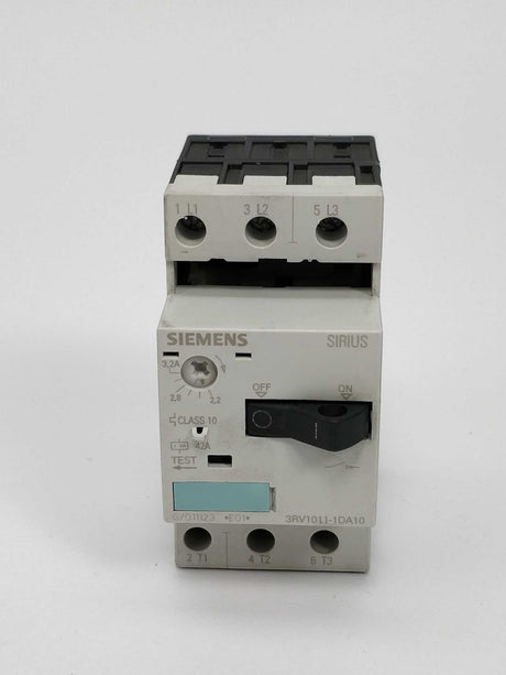Siemens 3RV1011-1DA10 Sirius Circuit breaker E01