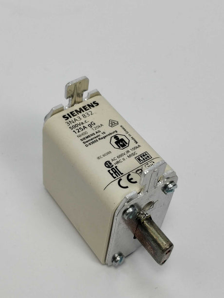 Siemens 3NA3832 LV HRC fuse-link 500V 3pcs
