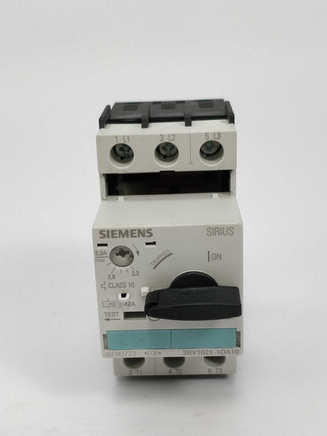 Siemens 3RV1021-1DA10 Sirius Circuit breaker E06
