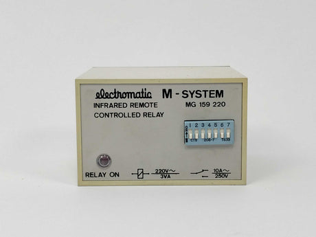 Electromatic MG 159 220 Infrared remote controlled relay