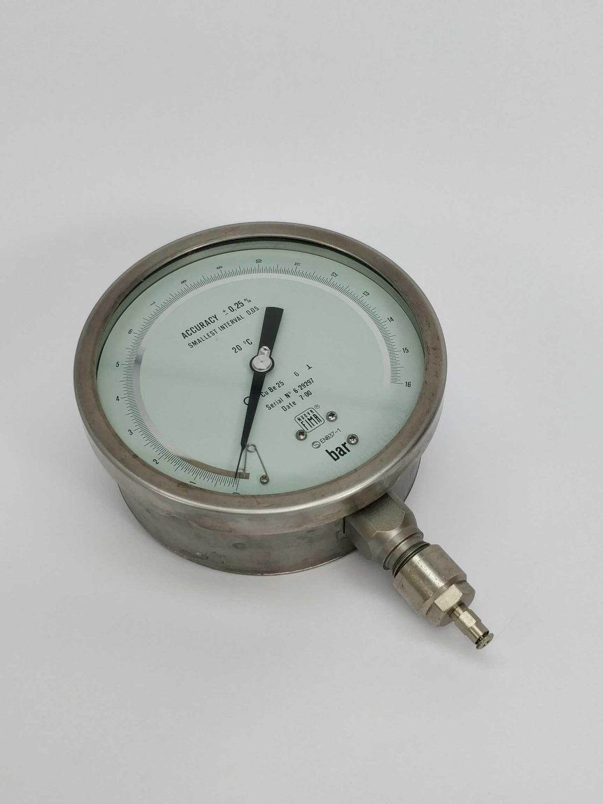 Nuova Fima  Pressure Gauge 0-16Bar