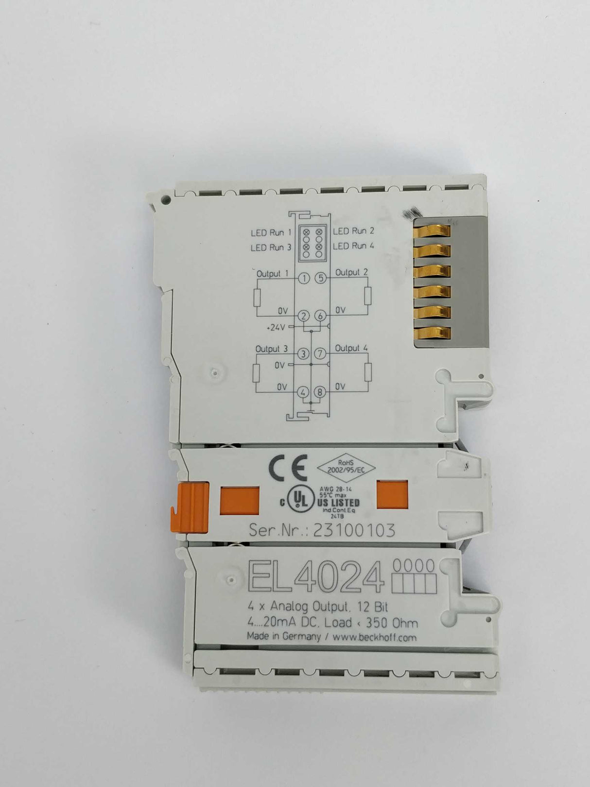 Beckhoff EL4024 4 x analog output 12bit