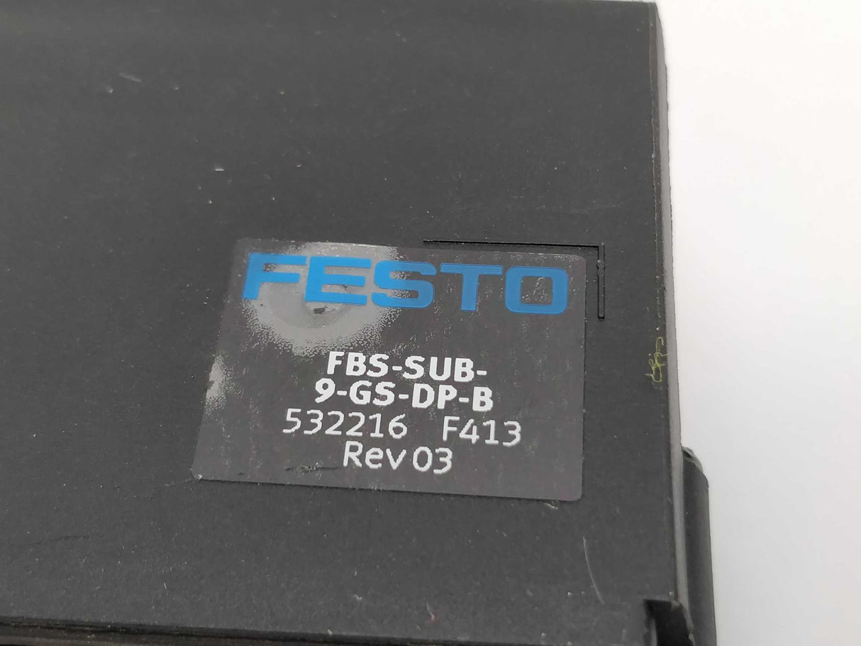 Festo FBS-SUB-9-GS-DP-B Fieldbus plug