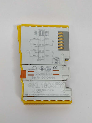 Beckhoff KL1904 4-channel digital input, 24 V DC, TwinSAFE