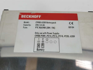 Beckhoff C9900-U330 Battery pack 24V, 3.4Ah, EU Buyers only