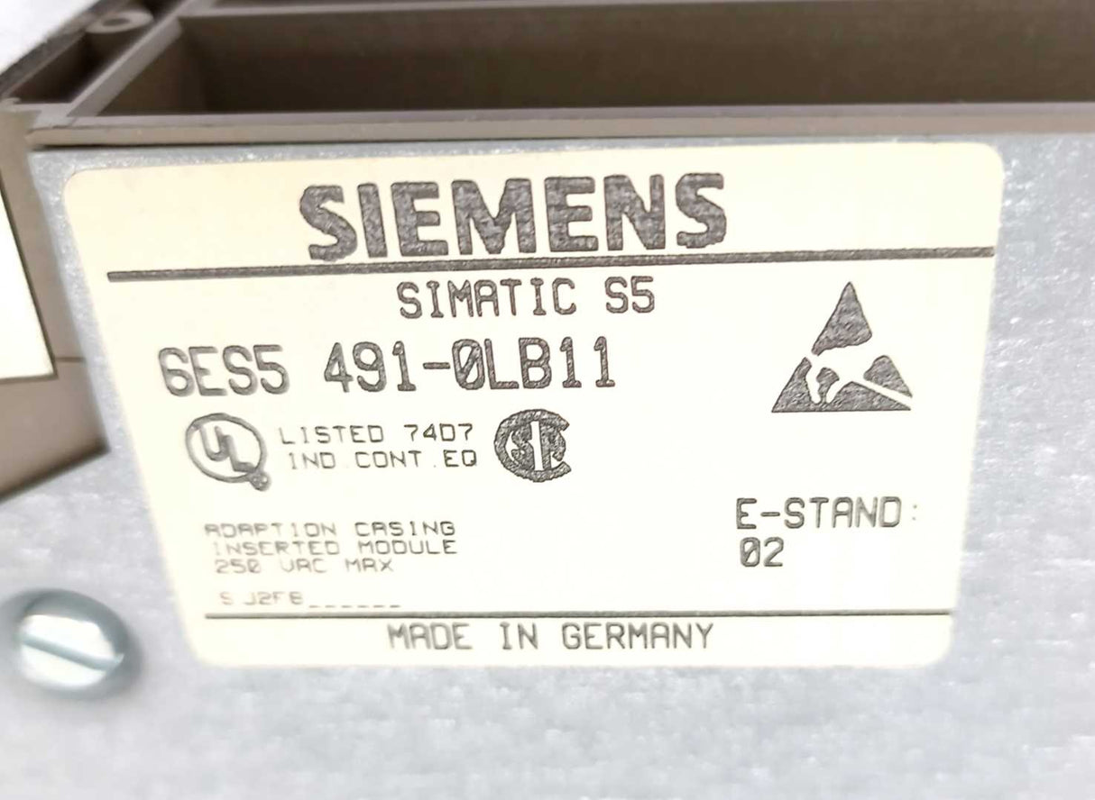 Siemens 6ES5 491-0LB11 SIMATIC S5, Adaption Capsule + 6ES5524-3UA13