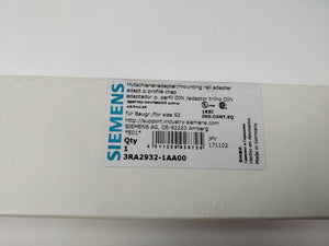 Siemens 3RA2932-1AA00 Busbar adapter Size S2