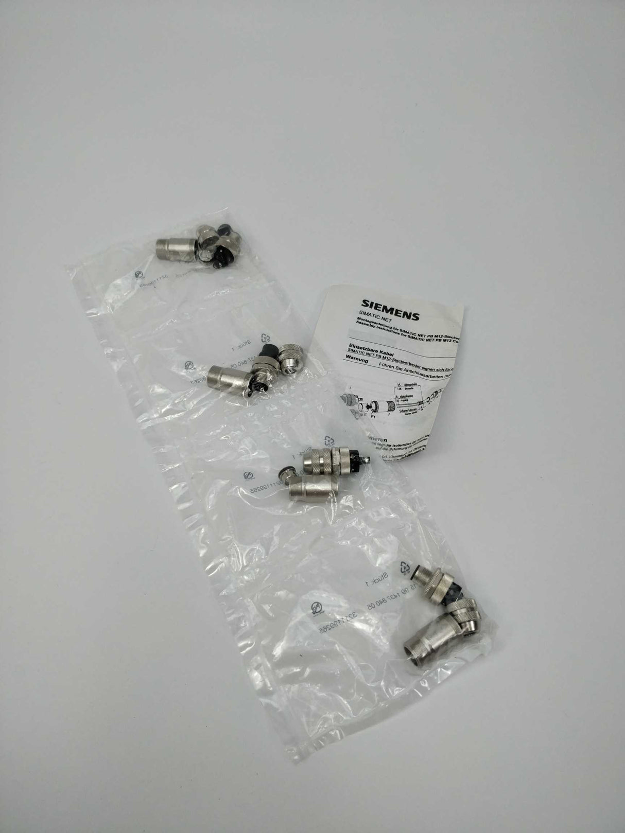 Siemens 6GK1905-0EA00 71599143784005 M12 connection plug 4pcs