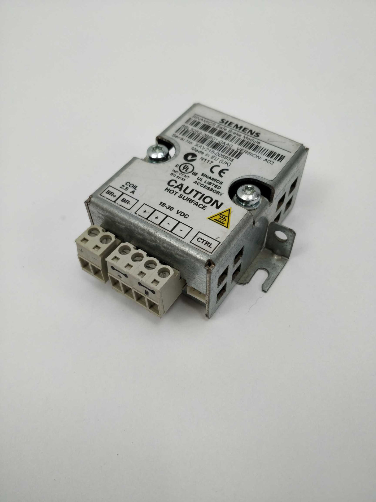 Siemens 6SL3252-0BB01-0AA0 Sinamics safe brake module verA03