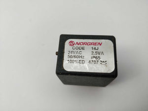 NORGREN 14J Solenoid coil 24VAC 2.5VA