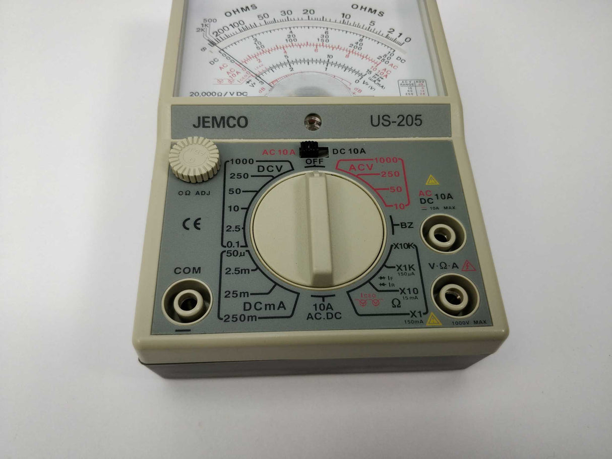 INSTRUMENTS Model US-205 MULTI-TESTER Analog Multimeter, factory seconds,