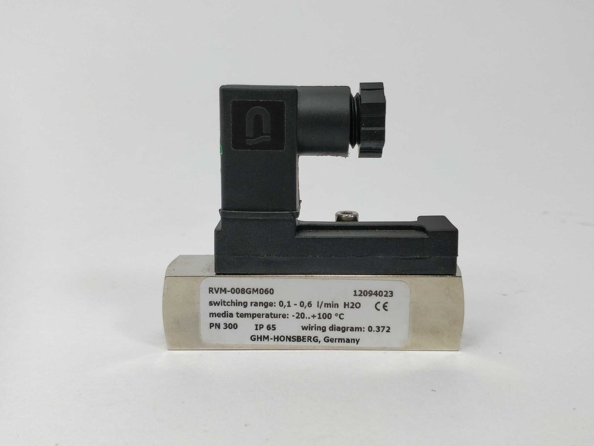 GHM-Honsberg RVM-008GM060 Piston Inline Flow Switch