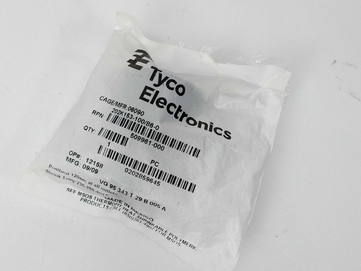 TE 202K153-100/86-0  Heat Shrink Boot