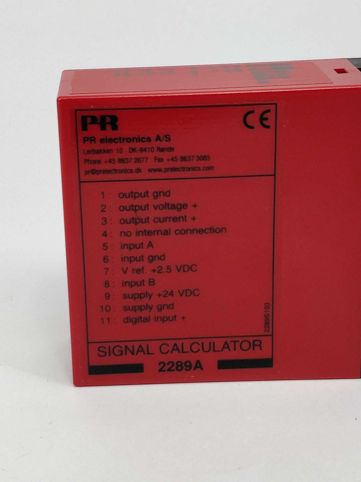 PR Electronics 2289A Signal calculator