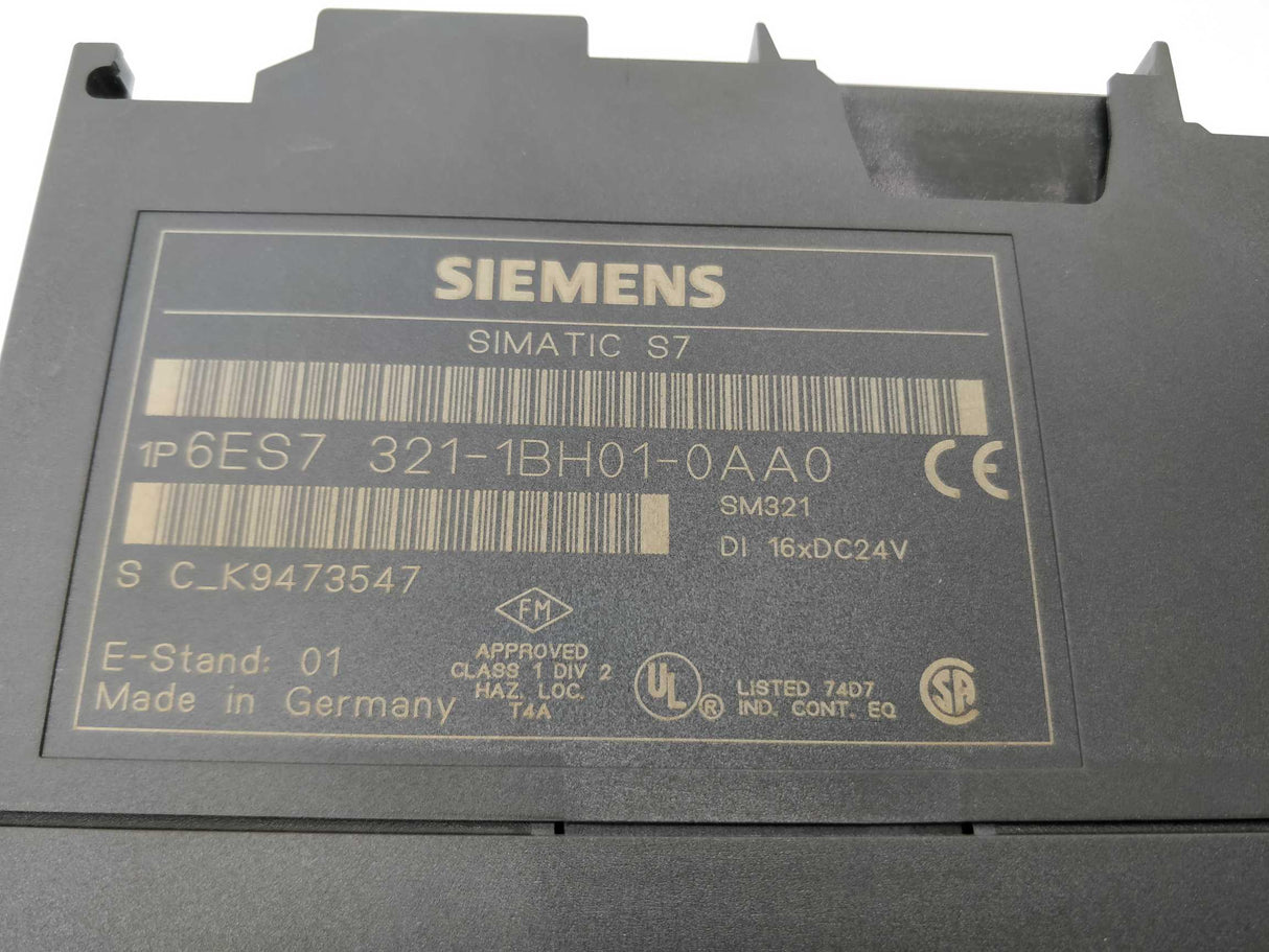 Siemens 6ES7321-1BH01-0AA0 Simatic S7 digital input