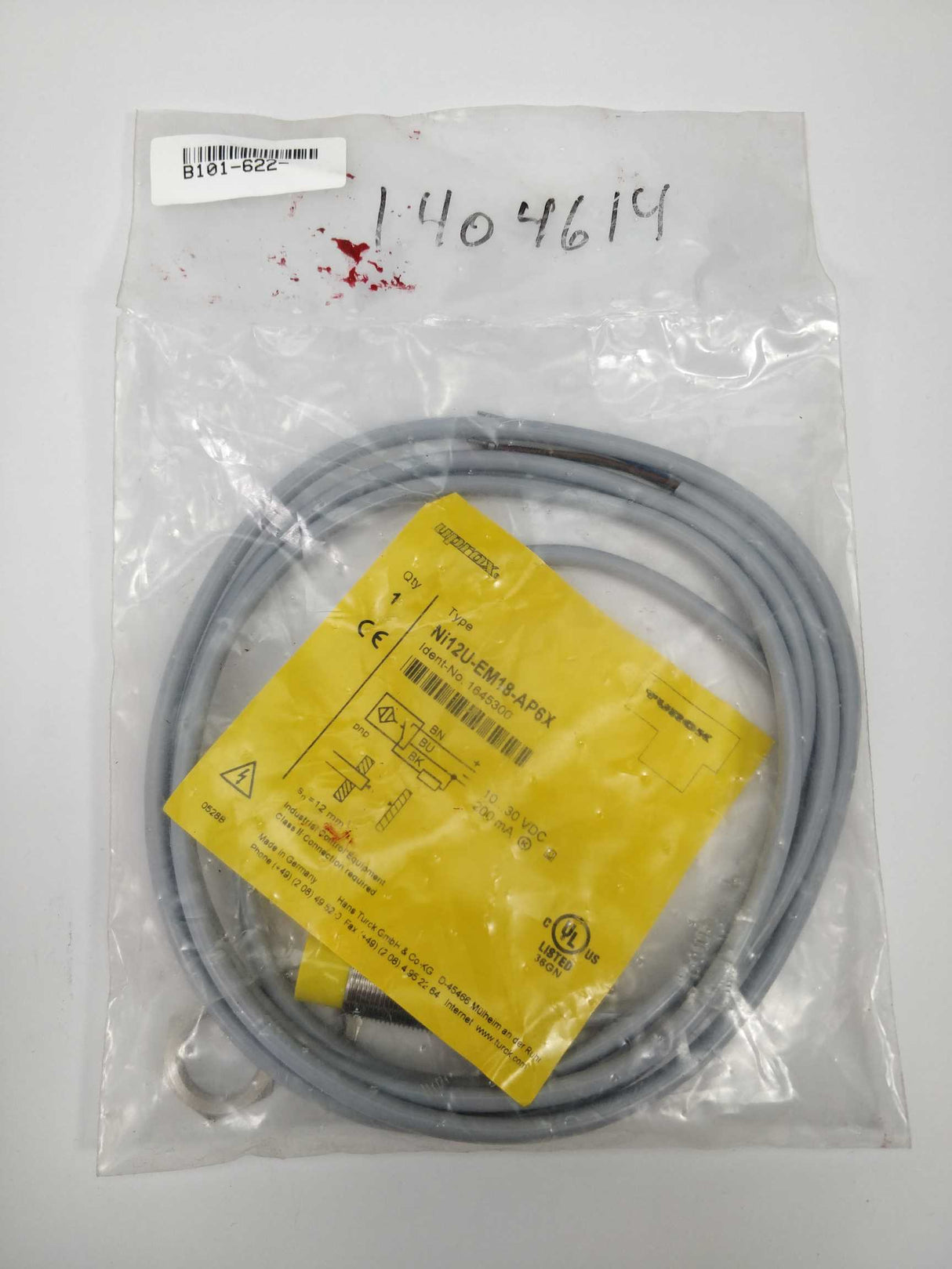 Turck 1645300 Inductive sensor Ni12U-EM18-AP6X